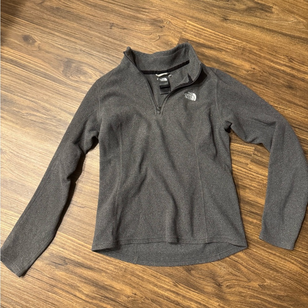 The North Face Gray Quarter-Zip Pullover